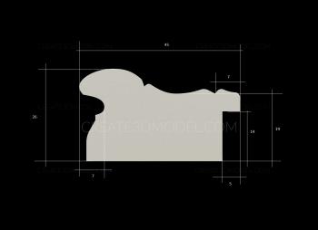 Round frame (RK_0712) 3D model for CNC machine